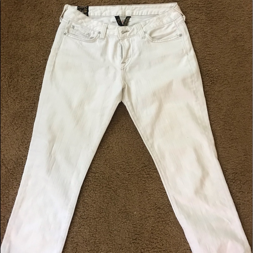 Lucky woman low rise cropped jeans